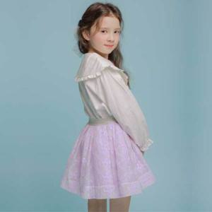 [택가34800원]N.꽃밭 물결 망사 스커트 JVSSK61