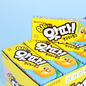 롯데제과 롯데껌 빅 풍선껌 왓따 망고맛 x32개