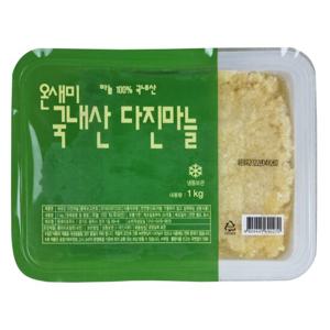 자연미가 국내산 다진마늘 1kg /신선냉동포장 손질마늘 간편채소