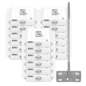간편하게 한장씩 톡톡~청소앤 물걸레포 18팩+밀대[신형]