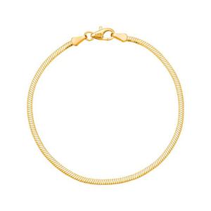 [모아르] 18K 팔찌 금팔찌 스네이크 체인 (중)