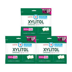 롯데 자일리톨 오리지날 트윈 115g X3개