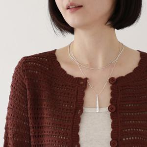 [웬디즈갤러리]두줄 패션 목걸이 JNE102