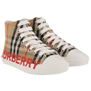 12주년 키즈 빈티지 체크 로고 하이탑 8027071