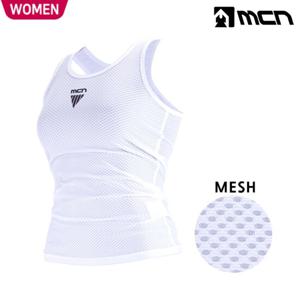MCN 쉐이드 K매쉬 민소매 이너웨어 여성 자전거 헬스