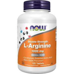 해외배송 NOW Foods 나우푸드 더블 스트랭스 L-아르기닌 1000mg 120정 L-Arginine