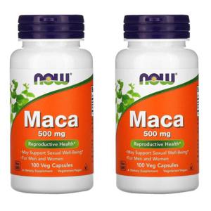 NOW Foods 나우푸드 마카 500mg 100베지캡슐 2팩