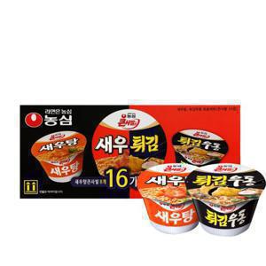 코스트코 농심 새우탕면 8개 튀김우동 8개