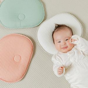 [캥거루루]신생아 모달 에어매쉬 태열 두상관리용 짱구베개