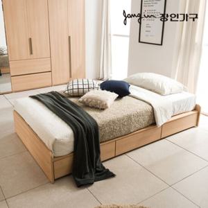 장인가구 노트 무헤드 수납침대 SS 7존독립매트