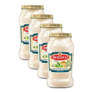 미국 베르톨리 크리미 바질 알프레도 소스 파마산 치즈 425g 4팩