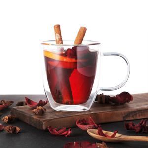 까사무띠 더블월 라떼 이중유리 머그 310ml 2P 세트