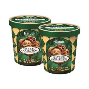 나뚜루 성수컬렉션 넛츠크림 파인트 아이스크림474ml X2개