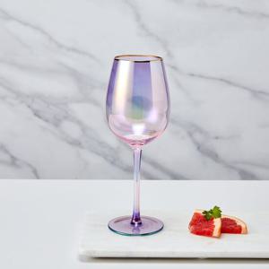 [모던하우스] 골드림 블러 와인잔 460ml purple pink