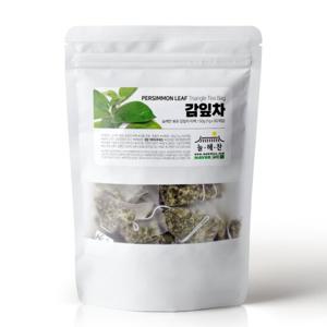 늘해찬 볶은  감잎차 티백 삼각티백 대용량 50티백