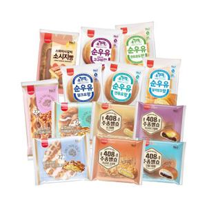 [삼립] 봉지빵 골라담기 12봉 택(크림/단팥/보름달/주종발효 외)