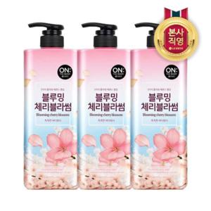 [온더바디]온더바디 플라워 체리블라썸 바디워시 900G x 3개