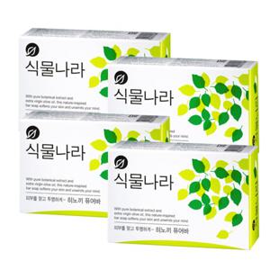 [식물나라] 비누 히노끼 퓨어바 100g 4개