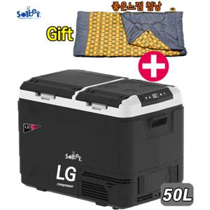 몬스터 듀얼 스마트 LG콤프 50L 차량용 캠핑 냉장고 냉동고+선