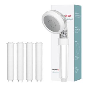 [무케] 해피달링_3WAY 3단조절 샤워기+필터4p 세트