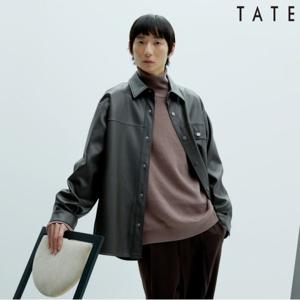 [테이트](남성)오버핏레더자켓_KABW9-MGJ020