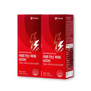 휴온스 아르기닌 파워 6000 아르지닌 블루베리맛 15포×2박스