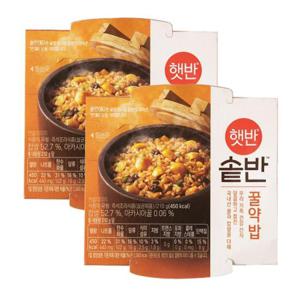 [CJ제일제당] 햇반 솥반 꿀약밥 210g 18개