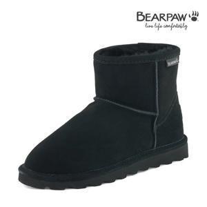 [베어파우(슈즈)]BRENT 남성 방한 양털부츠 블랙 K2690001PD-M 3CM