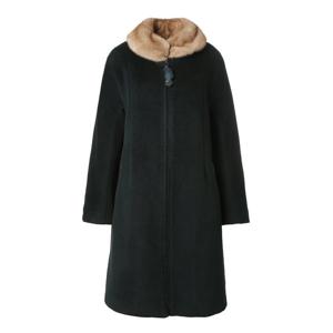 [마담포라]밍크카라알파카하프코트MZ4HC612