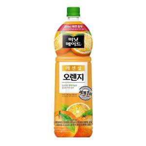 미닛메이드 오렌지 1.5L 낱개 2페트