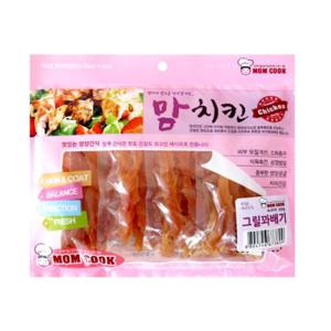 맘쿡 맘치킨 치킨 그릴 꽈베기 300g 대용량 애견간식