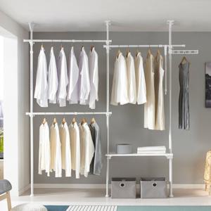 국민튼튼 이지온행거 EO-304MG 드레스룸 선반 행거