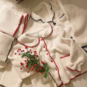 바풀 LL43078-51 커플잠옷 양털 수면 투피스 파자마 잠옷 상하