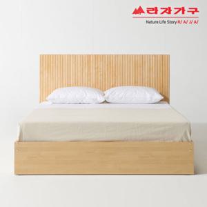 라자가구 비바 템바보드 호텔 수납 침대+독립매트 Q LBK057