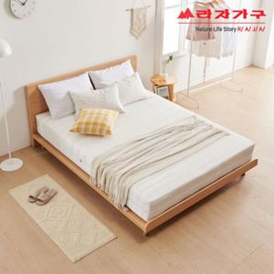 라자가구 비바 솔리드 평상형 침대 Q + 라텍스탑매트 LCH009