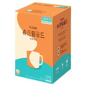 [동서식품] 맥심 슈프림 골드 커피믹스 170T x 3개 커피차 일회용 스틱 믹스 커피