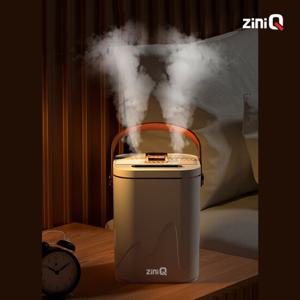 지니큐 LED 무드등 가습기 미니가습기 차량컵홀더형ZQ-HM1800D