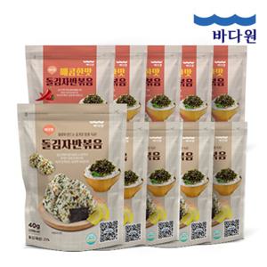 [바다원] 깨끗한 돌김자반볶음 오리지널 5봉+매콤 5봉