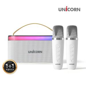 블루투스5.1 듀얼노래방마이크 음성변조모드 LED조명 KTV-700GM