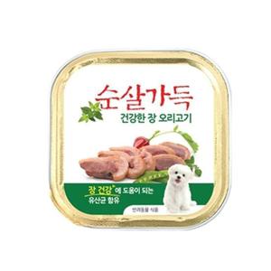 애견간식 건강한 장 오리고기 100g 24개 애견통조림 강아지통