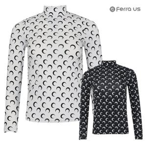 페라어스 여성 달패턴나염 반목 소프트 골프이너셔츠 AIS4MI5073