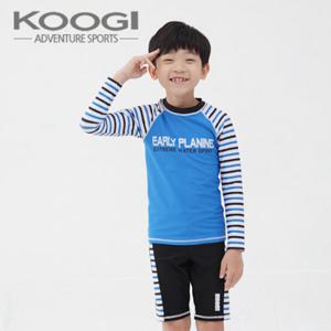 쿠기 남아동 수영복 래쉬가드 2종세트 KB-J682