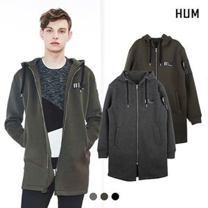 [HUM]유니) 네오플랜 그래픽 롱 후드 집업(H173U172A)