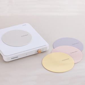 까사밀라 20cm/ 원형 인덕션 실리콘 매트 (S) -바이올렛