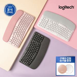 로지텍코리아 WAVE KEYS 인체공학 무선 블루투스 키보드