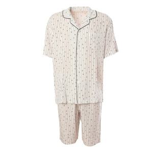 [섹시쿠키]스트라이프 로고 레터링 캐쥬얼 남 파자마 SCMNZ321