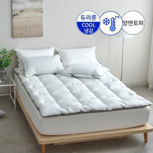 듀라론 접촉 냉감 밴딩 양면 토퍼 - 싱글