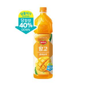 롯데칠성 델몬트 망고 로어슈거 1.5L 4펫