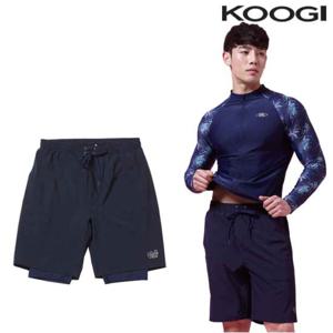 쿠기 남성 레깅스 우븐스판 트렁크 하의단품 KT-M492