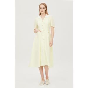 [시슬리]SAOP36331  SUMMER  아이싱 니트 카라 원피스 LY